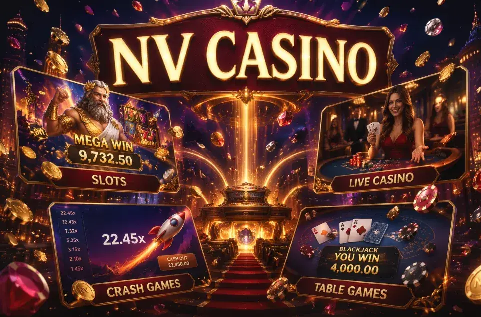 Overzicht van betaalmethoden en uitbetaling in de kassa van NV Casino op mobiel